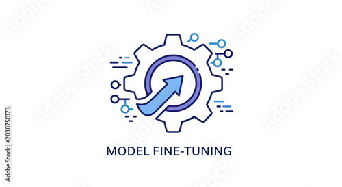 Model Fine-Tuning Concept Icon