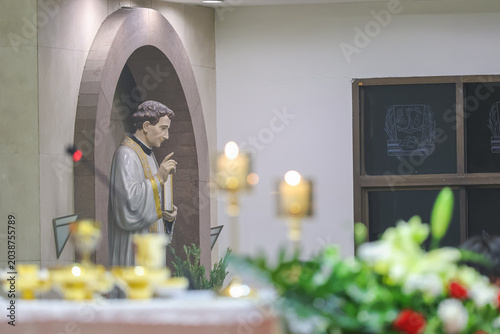 Saint Don Bosco catholic religious statue