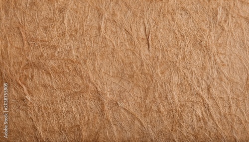 Close Up Of Old Brown Paper Texture Visible Paper Fibers Suitable For Use As Background Images Or Decorations