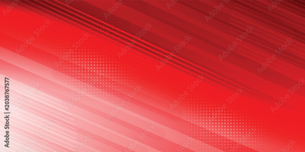 Fototapeta premium Light Red vector template with repeating bars and circles. Modern geometric abstract illustration with sticks and dots. eps 10