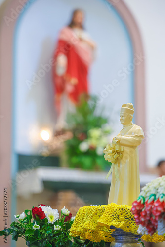 Saint John Bosco Catholic religious statue