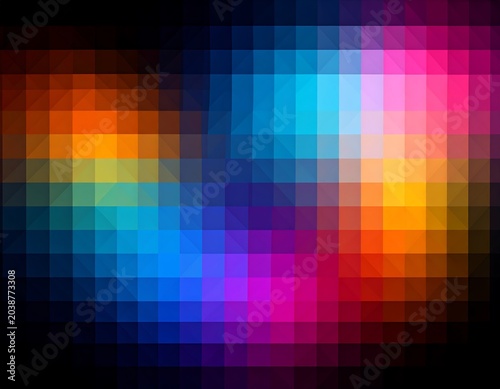 Abstract colorful grid.