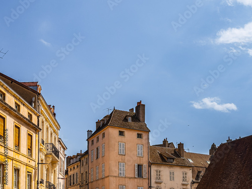 Street view of Beaune in France