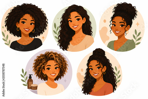 Diverse People Avatar Collection, Professional and Lifestyle Vector Style Characters
