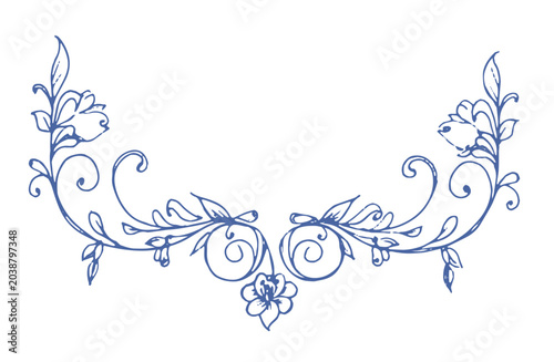 Photos Calligraphic page dividers