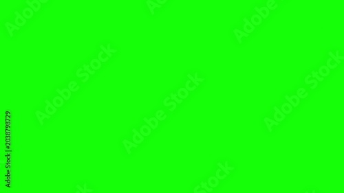 Vibrant colorful fireworks exploding on green screen background festive celebration motion graphics