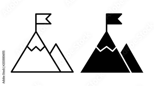 Photos Mountain Exploration with Flags