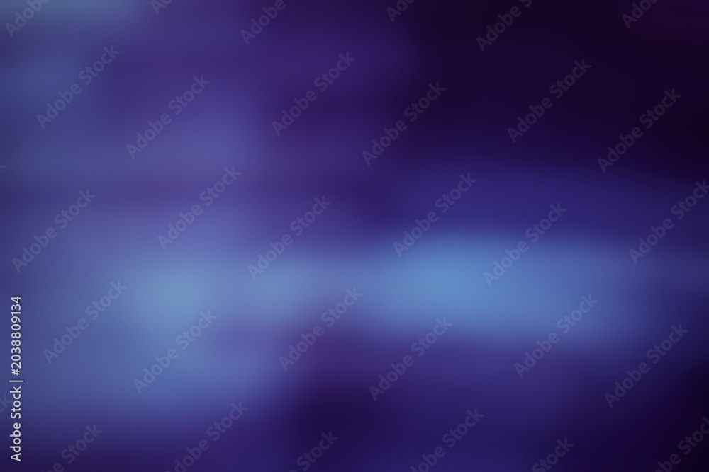 Obraz premium Abstract blue light streaks with dark background creating