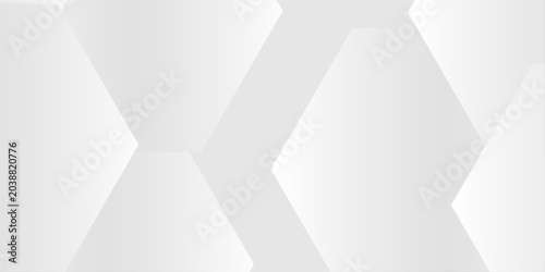 Foto Abstract geometric background with overlapping hexagonal shapes and soft gradients creating a modern, clean, and minimalist aesthetic