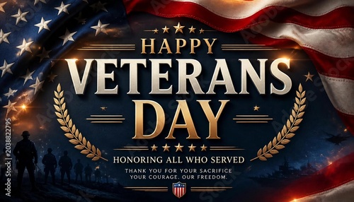 Happy Veterans Day Honoring All Who Served