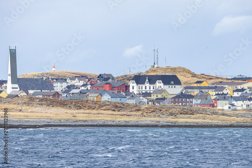 Part of Vardø seen from the coastal route