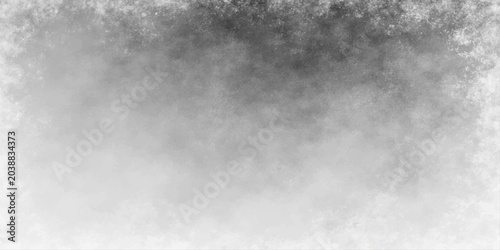 Canvastavla Abstract Smoke Cloud and Water Drops on Black Background Texture Design