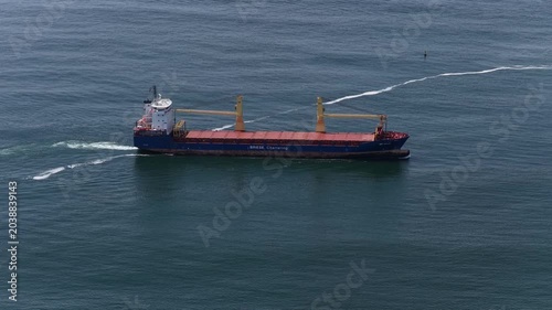 Drone Footage of Maritime Freight Transport in a Time of Economic Crisis