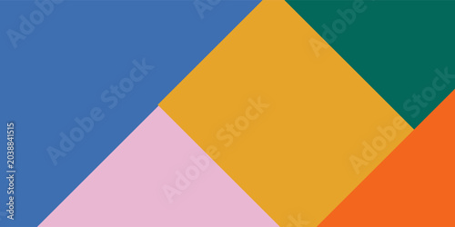 Simple colorfull wallpaper design. Vector art