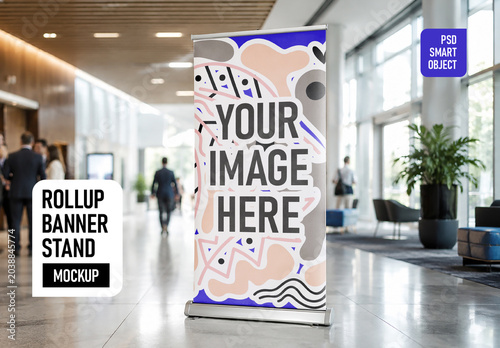 Rollup Banner Stand Mockup