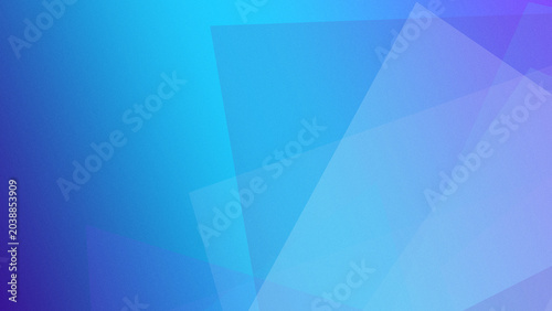 Foto Blue-toned abstract polygons with translucent layers create a clean, futuristic backdrop, offering calm depth and ample space for text on web and print layouts
