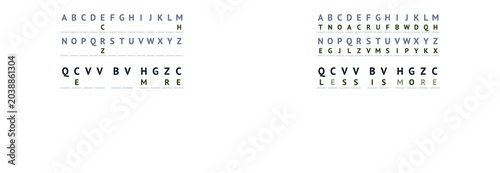 Tableau sur toile Substitution cipher cryptogram logic puzzle with answer