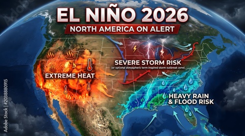 El Nino 2026 North America Weather Alert