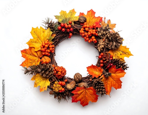 Autumn Wreath Decoration.