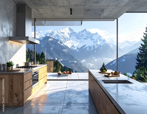 Modern kitchen view (1)
