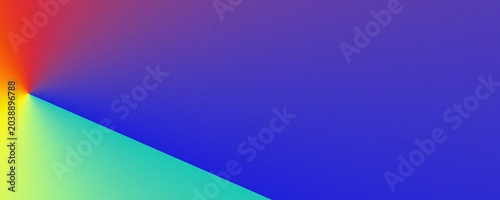Foto Vibrant rainbow colored gradient triangle shape with bright light effect on corn