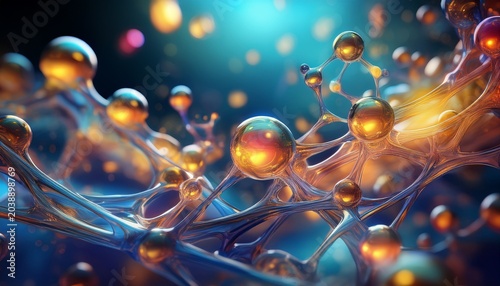 an artistic background showing the interaction between enzymes and substrates at the molecular level emphasizing enzyme engineering and its biotechnological applications shiny minimal and simple
