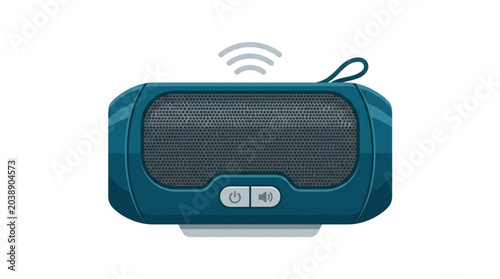 Portable Bluetooth Speaker with Wireless Connectivity.