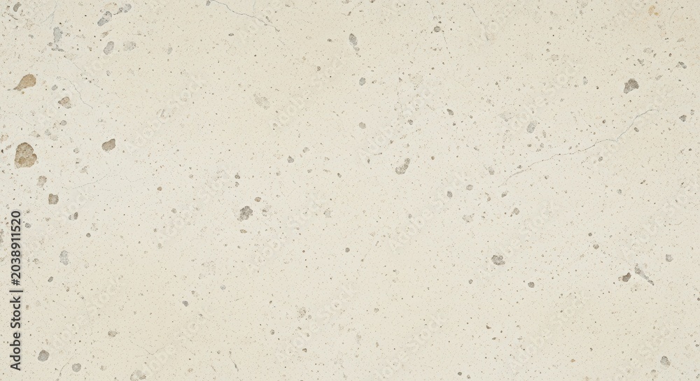 Naklejka premium Light Beige Textured Concrete Wall Background with Subtle Cracks and Pits for Minimalist Design