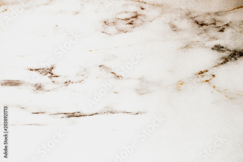 Fotografía Natural white marble texture background with warm brown and grey veins, perfect