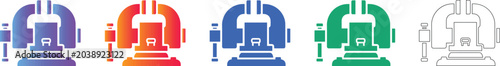 Foto Heavy Duty Vise Clamping Tool Icons