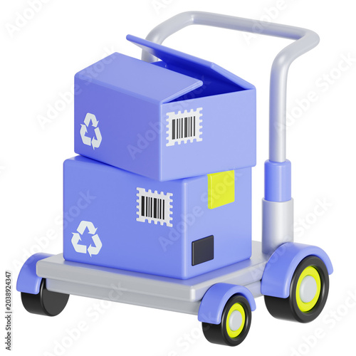 Packages 3D illustration