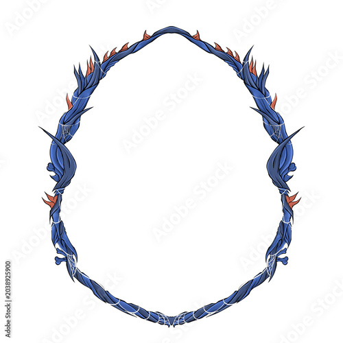 Frame Border Horror Gothic Illustration