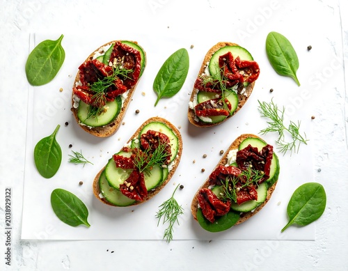 Bruschetta with Sundried Tomatoes.