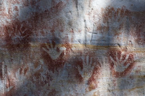 Aboriginal rock art, Carnarvon National Park, Queensland, Australia