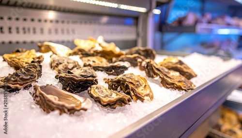 Fresh oysters on ice (1)