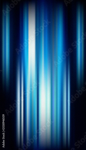 Vertical light streaks on dark background blue blurry