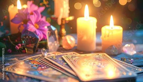 Mystical divination setup