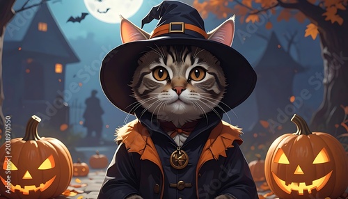 Halloween cat costume