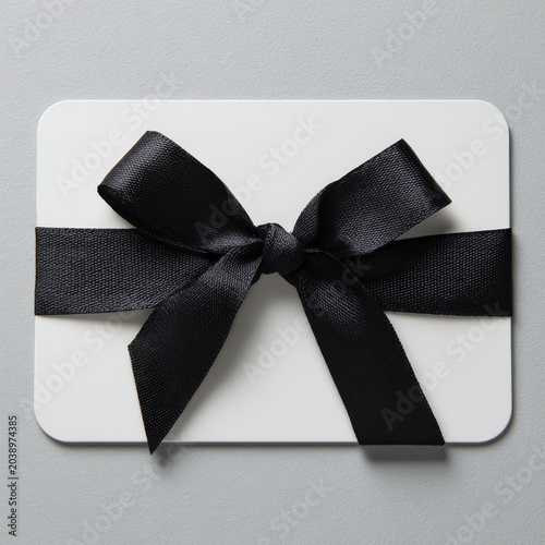 A simple, blank white gift card featuring smooth, rounded corners. The clean and entirely minimalist design offers a pristine, unprinted surface resting quietly without any additional details.