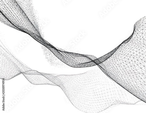 Abstract Network Mesh. (1)