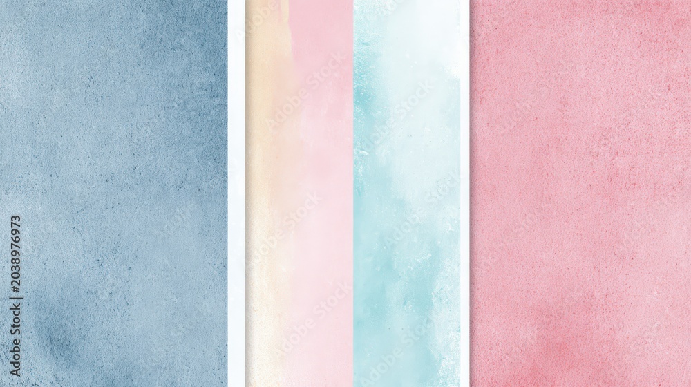Fototapeta premium Gradient pastel watercolor background offering soft artistic texture