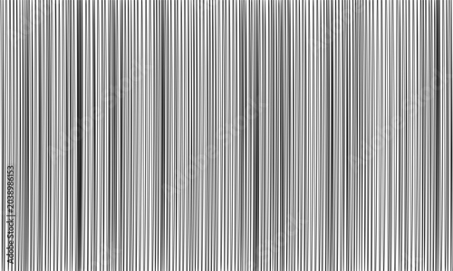 Monochrome vertical stripe pattern background with abstract irregular line texture
