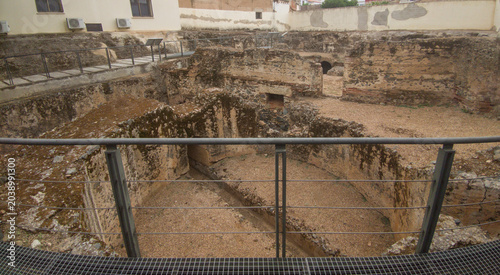 Roman Baths of Pozo de nieve, Merida, Spain
