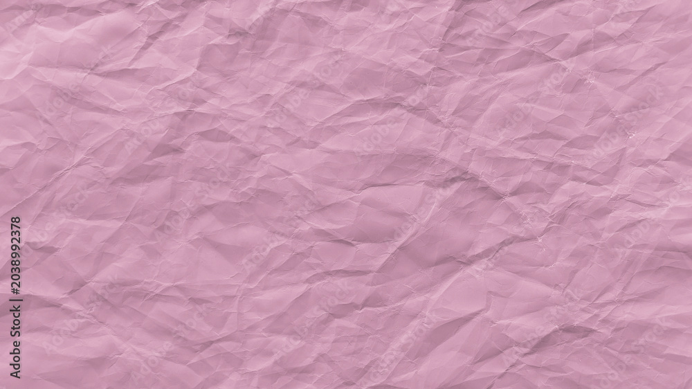 Fototapeta premium Textured pink crumpled paper desktop wallpaper
