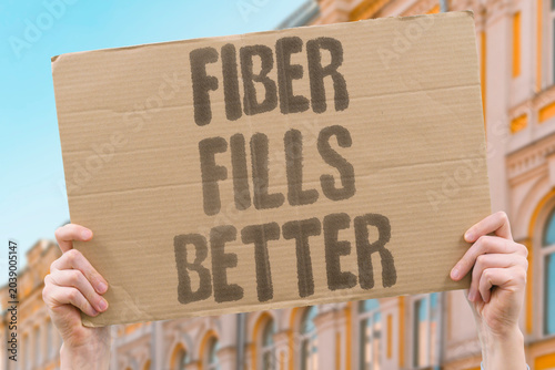 Fotografia "Fiber Fills Better" High-fiber meals extend fullness and curb overeating