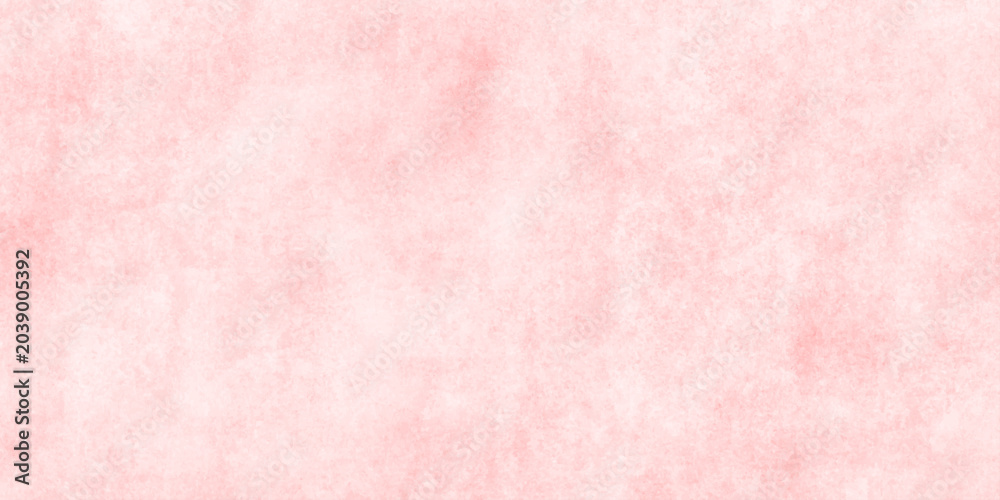 Fototapeta premium Soft pink pastel textured background, subtle watercolor grunge effect, abstract vintage paper texture, dreamy aesthetic, pink paint wall texture.