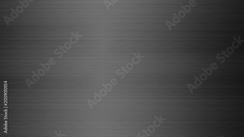 Dark Brushed Metal Texture Background with Black Metallic Steel Surface for Luxury Industrial Design