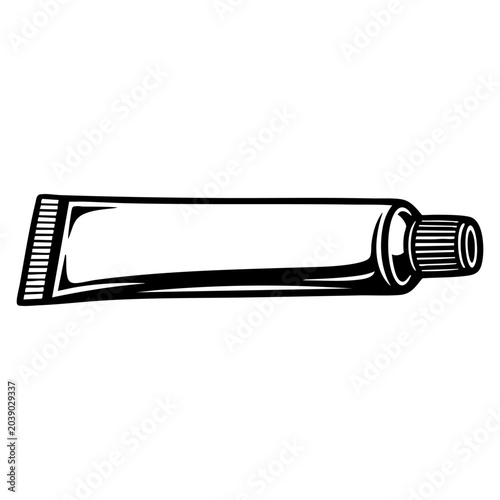 Toothpaste tube with cap