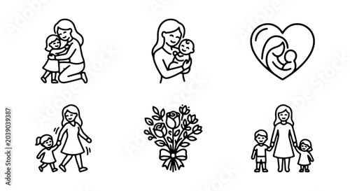 Konstfotografi Motherhood Icons, Family Love Symbols, Parenting Moments, Mother Child Hugs, Vec