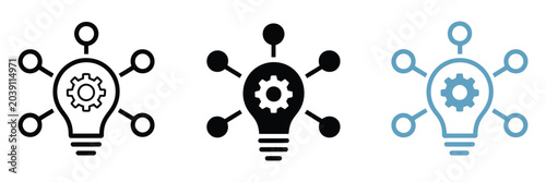 Photos Problem solving icon representing solution thinking, analytical reasoning, troub